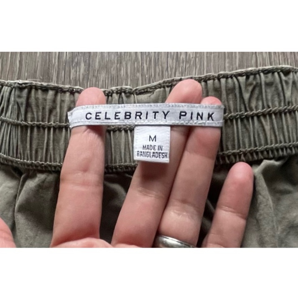 NWOT CELEBRITY PPNK OLIVE FIVE POCKET CARGO PANTS! - Picture 2 of 7